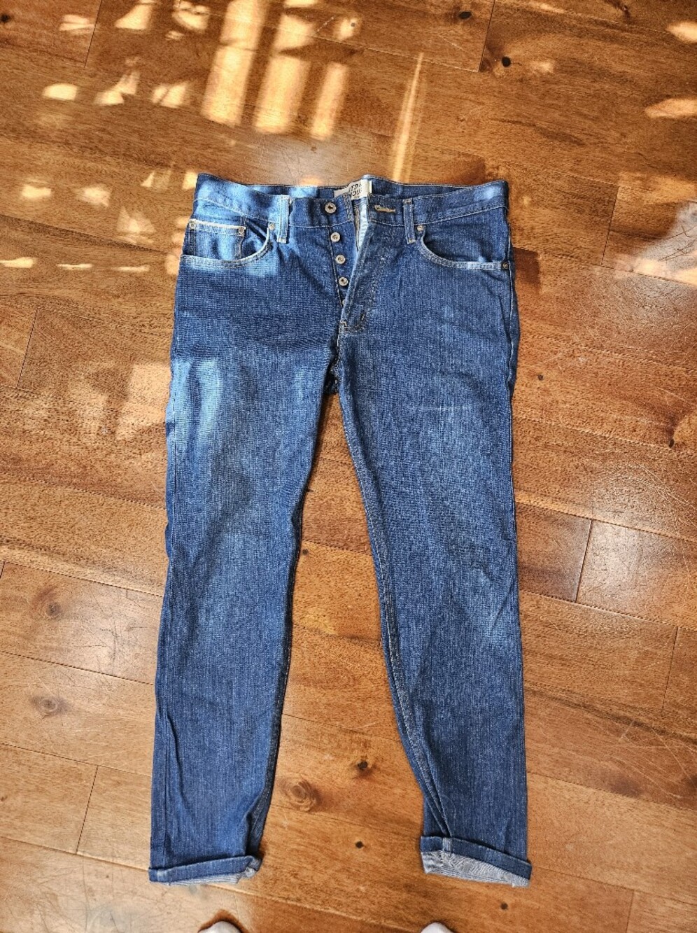 Naked & Famous Denim Island Blue Stretch Selvedge Jeans